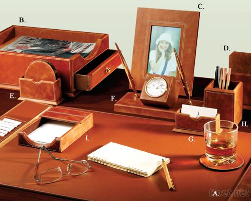 Active-Top Leather 9 - PC Desk Set